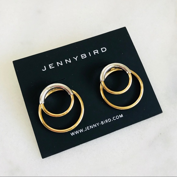 Jenny Bird Jewelry - Jenny Bird Gold/Silver Ossie Ear Jacket Earrings